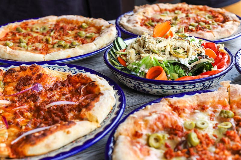 Burrata salad with heirloom tomatoes and fresh basil